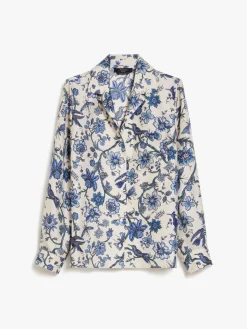 Silk twill shirt