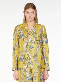 Silk twill shirt