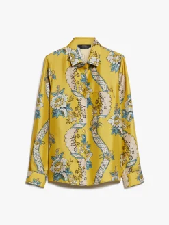Silk twill shirt