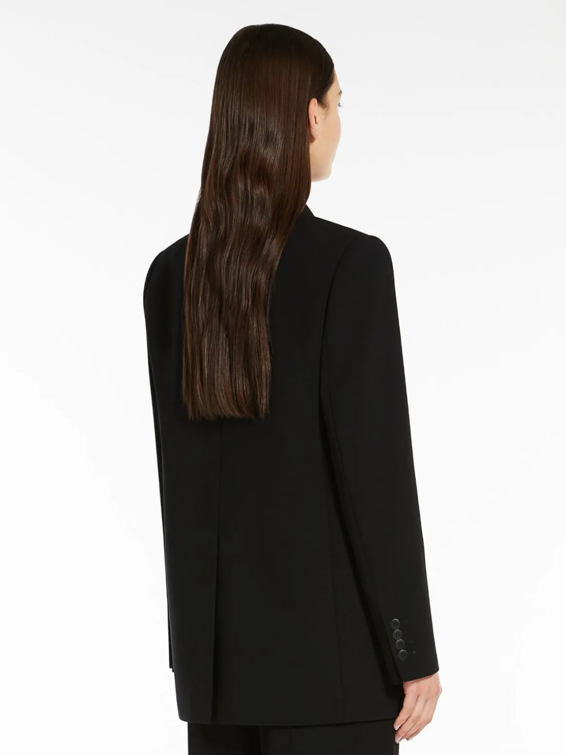 Single-breasted cady blazer