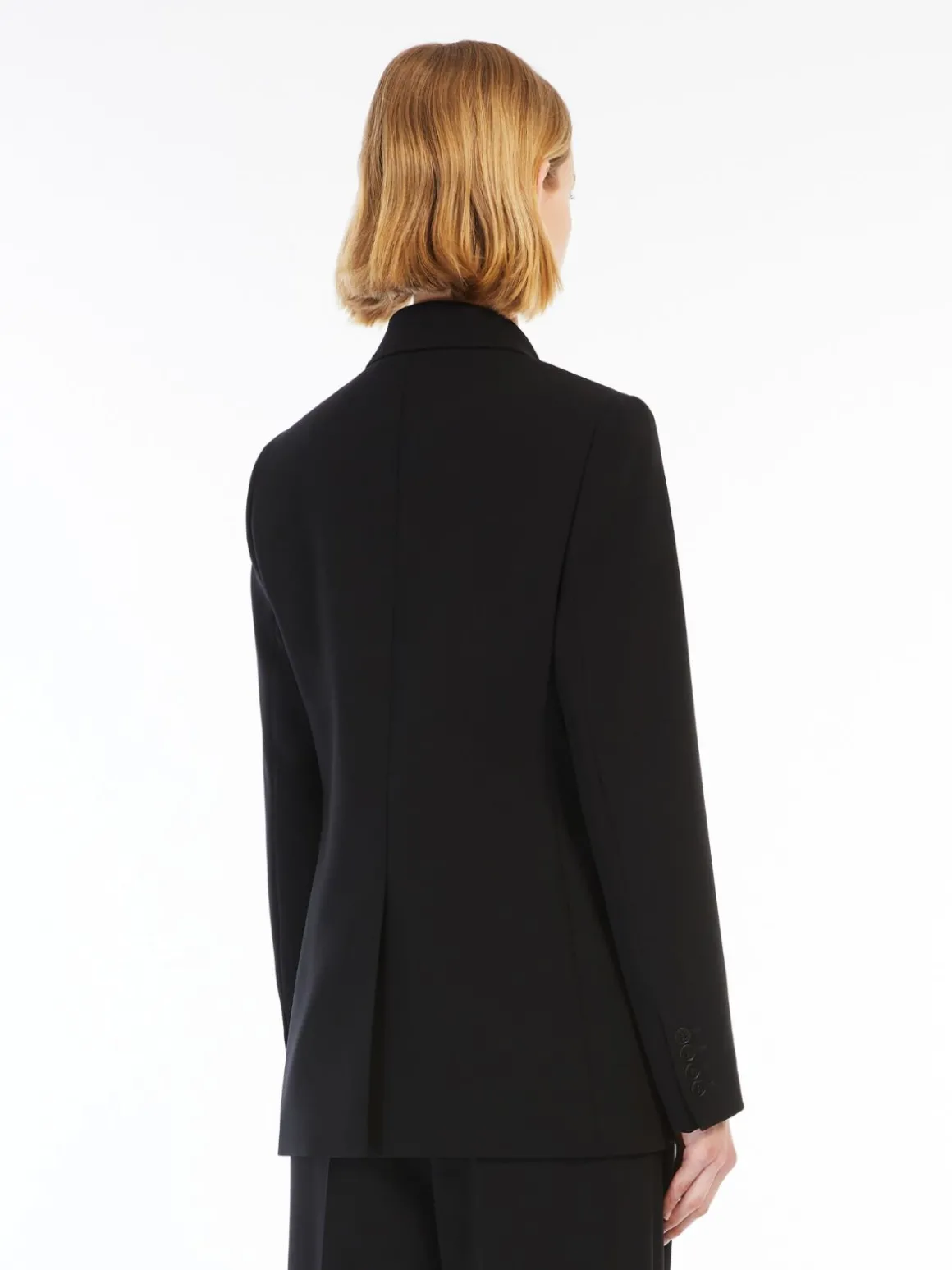 Single-breasted cady blazer