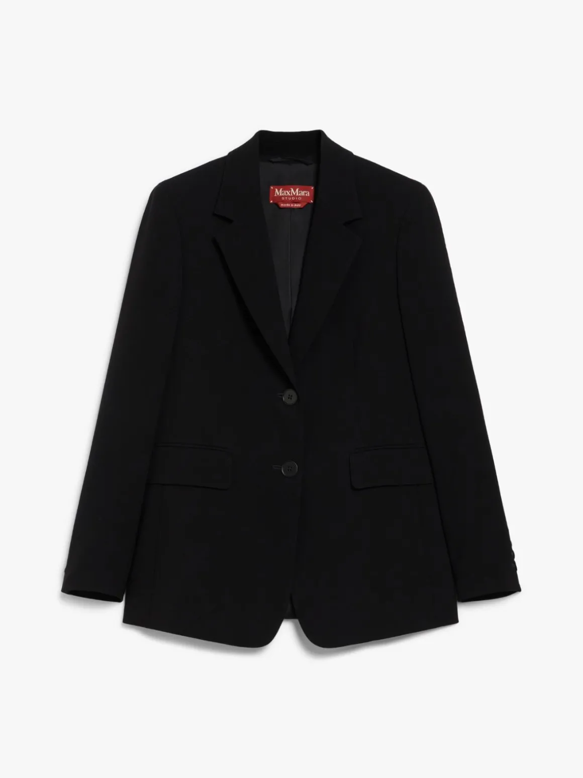 Single-breasted cady blazer