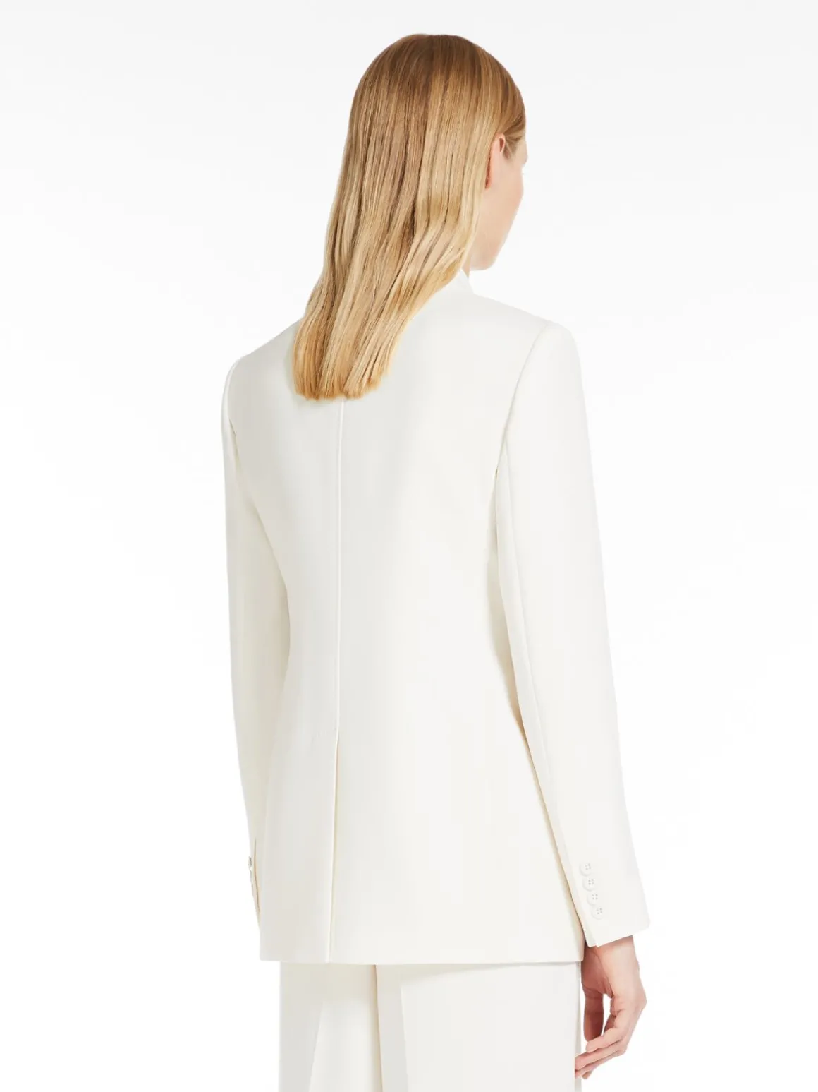 Single-breasted cady blazer