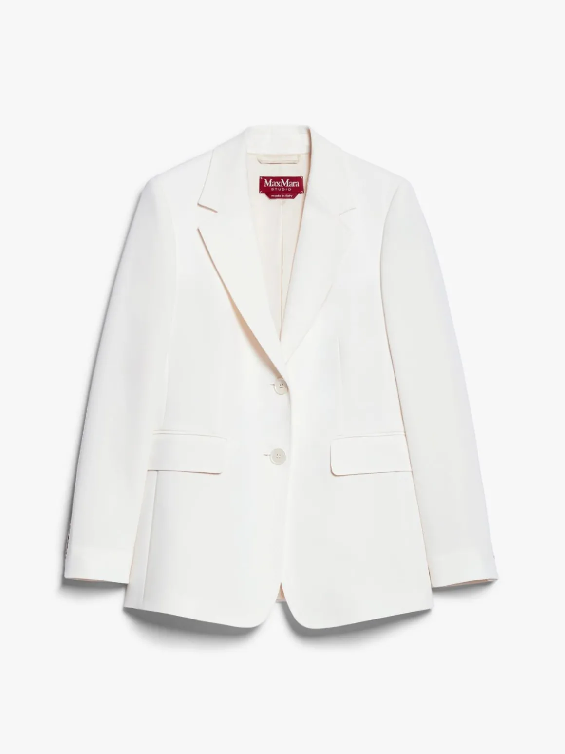 Single-breasted cady blazer