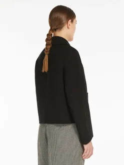 Single-breasted double-faced wool jacket