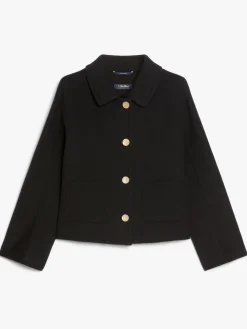 Single-breasted double-faced wool jacket