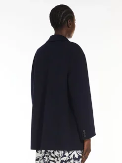 Single-breasted wool jacket