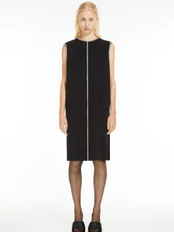 Sleeveless stretch viscose dress