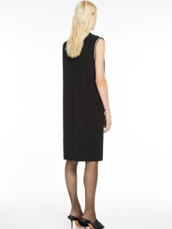 Sleeveless stretch viscose dress