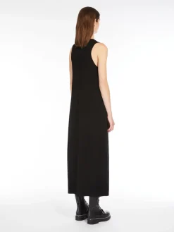 Sleeveless stretch viscose dress