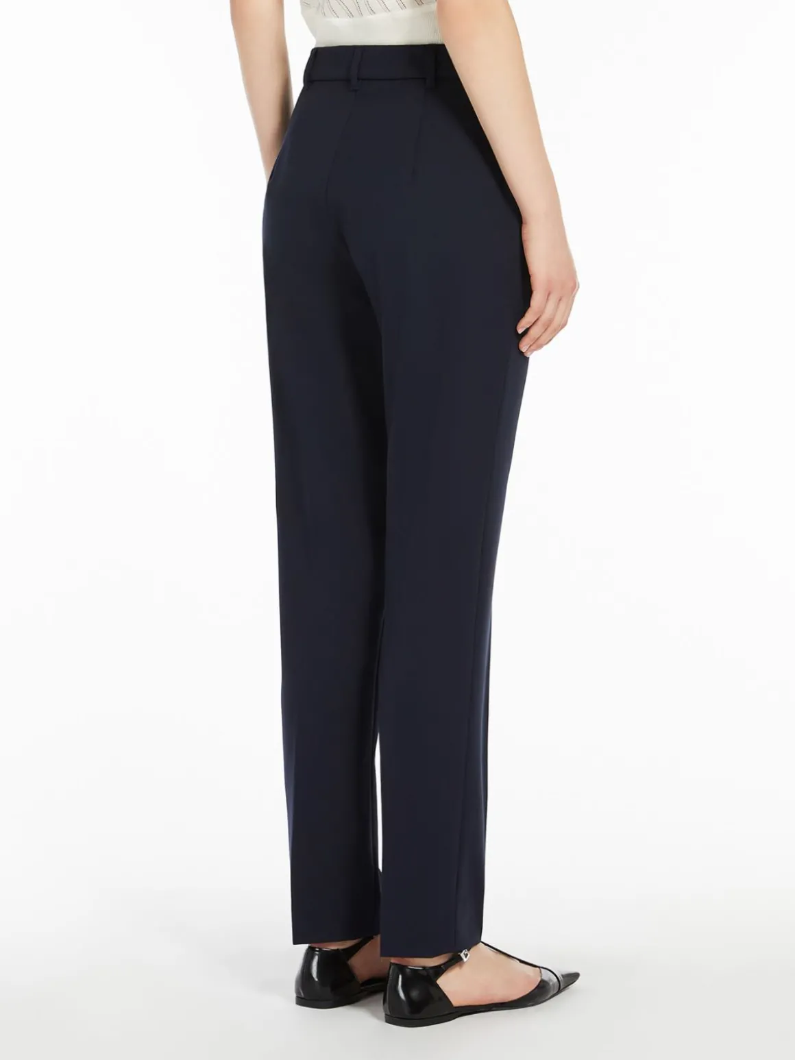 Slim jersey trousers
