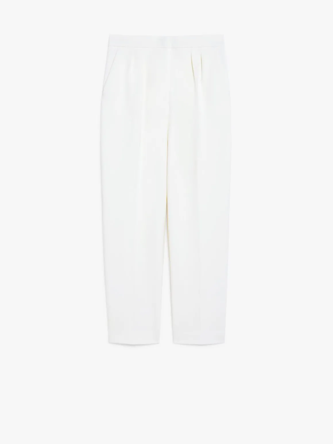 Slim-fit, stretch-wool trousers