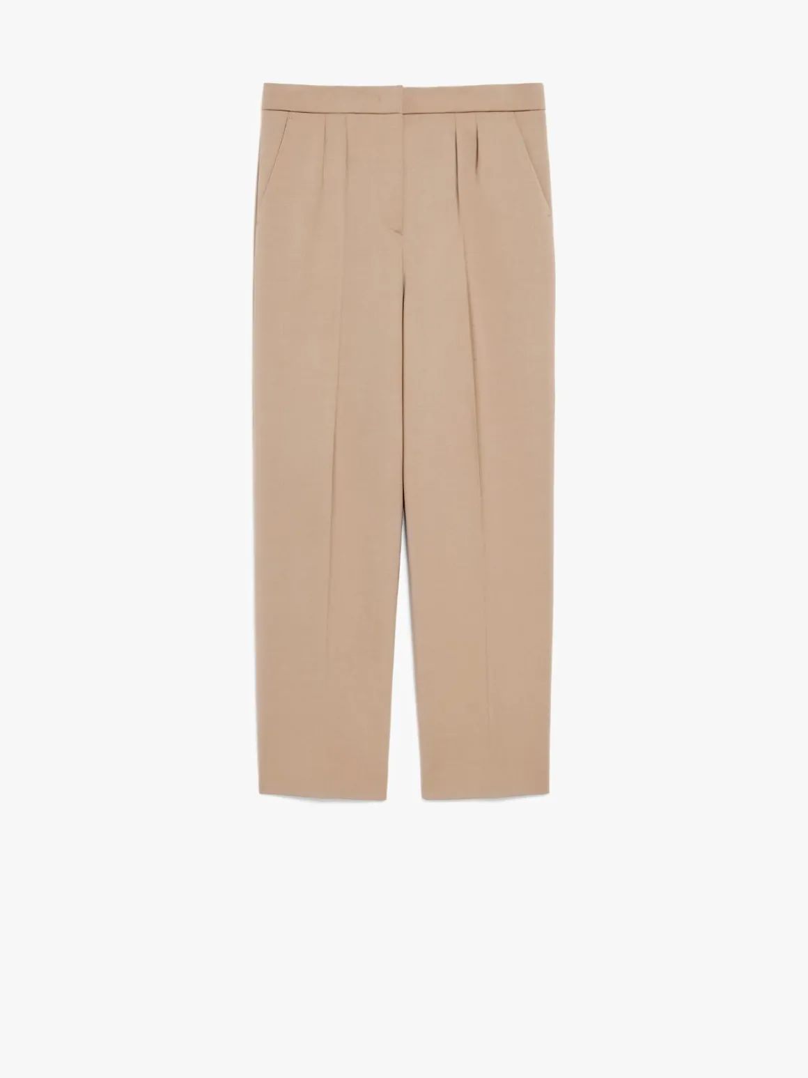 Slim-fit, stretch-wool trousers