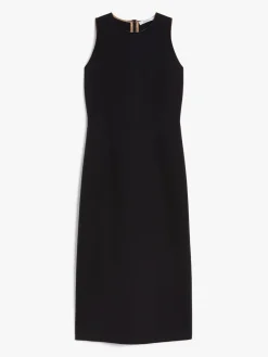 Slim-fit technical jersey dress