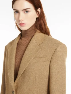 Slim-fit tweed blazer