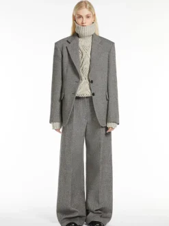 Slim-fit tweed blazer