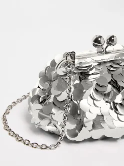 Small sequinned Pasticcino Bag