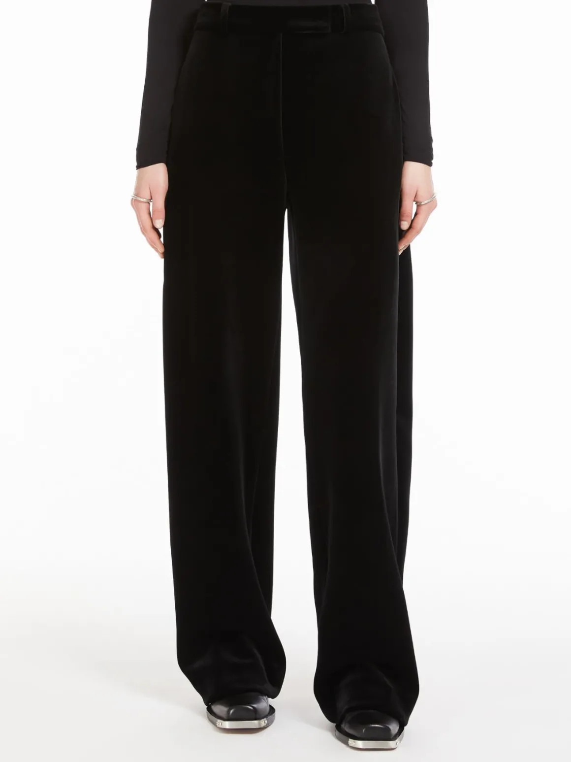 Soft velvet trousers