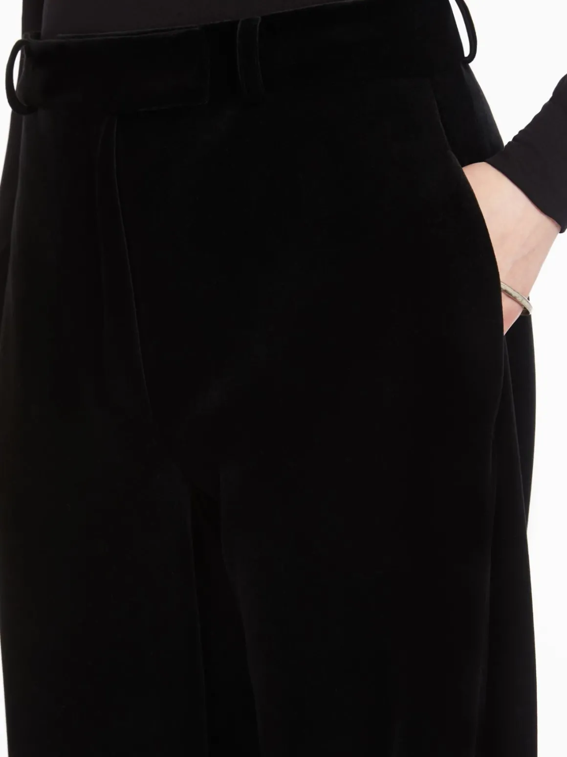 Soft velvet trousers