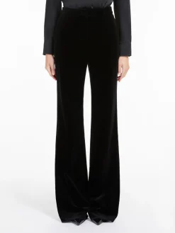 Soft velvet trousers