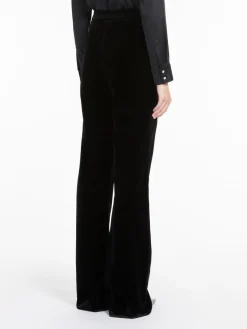 Soft velvet trousers