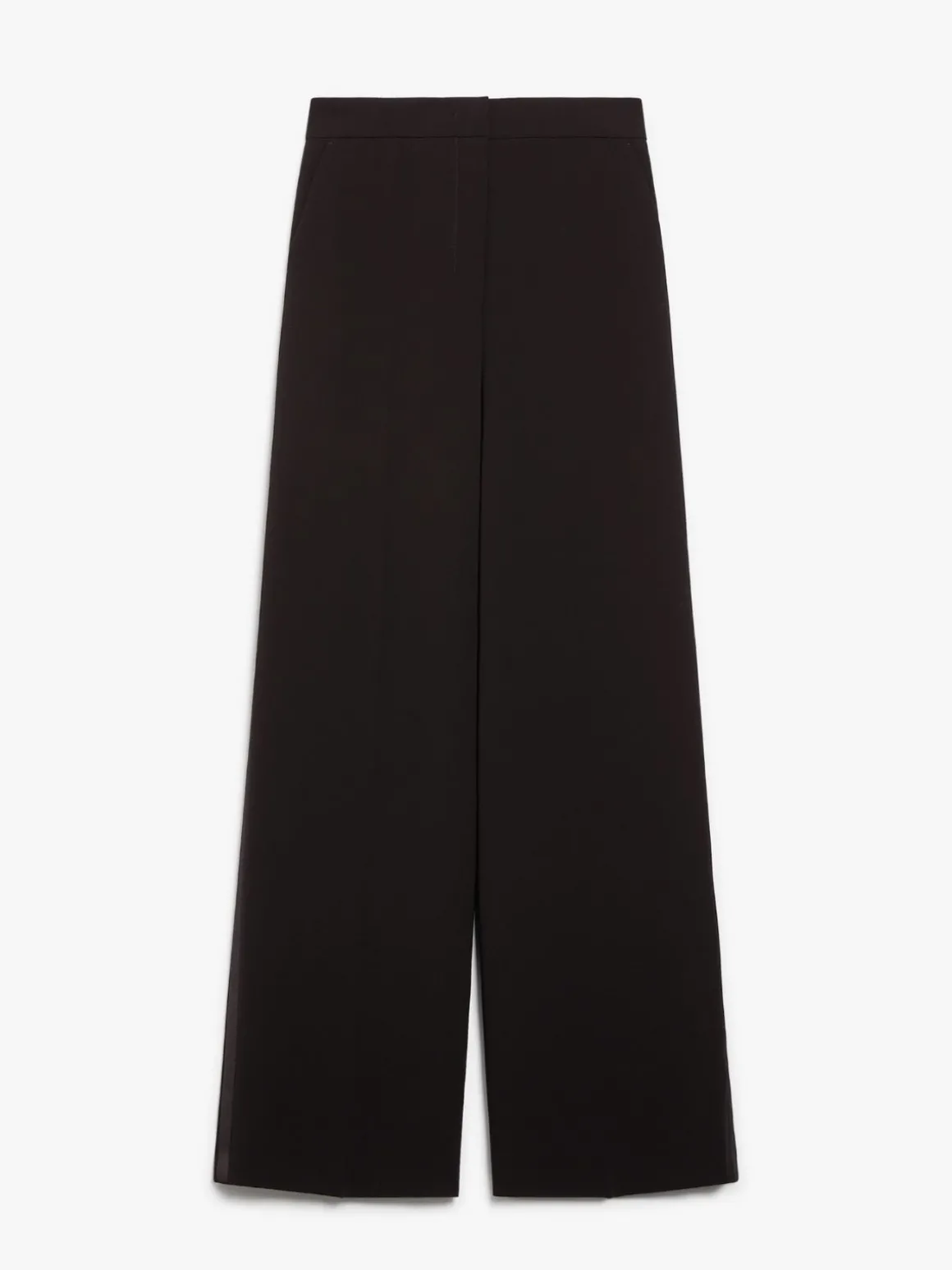 Straight cady trousers