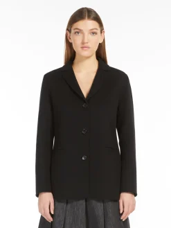 Straight wool jacket