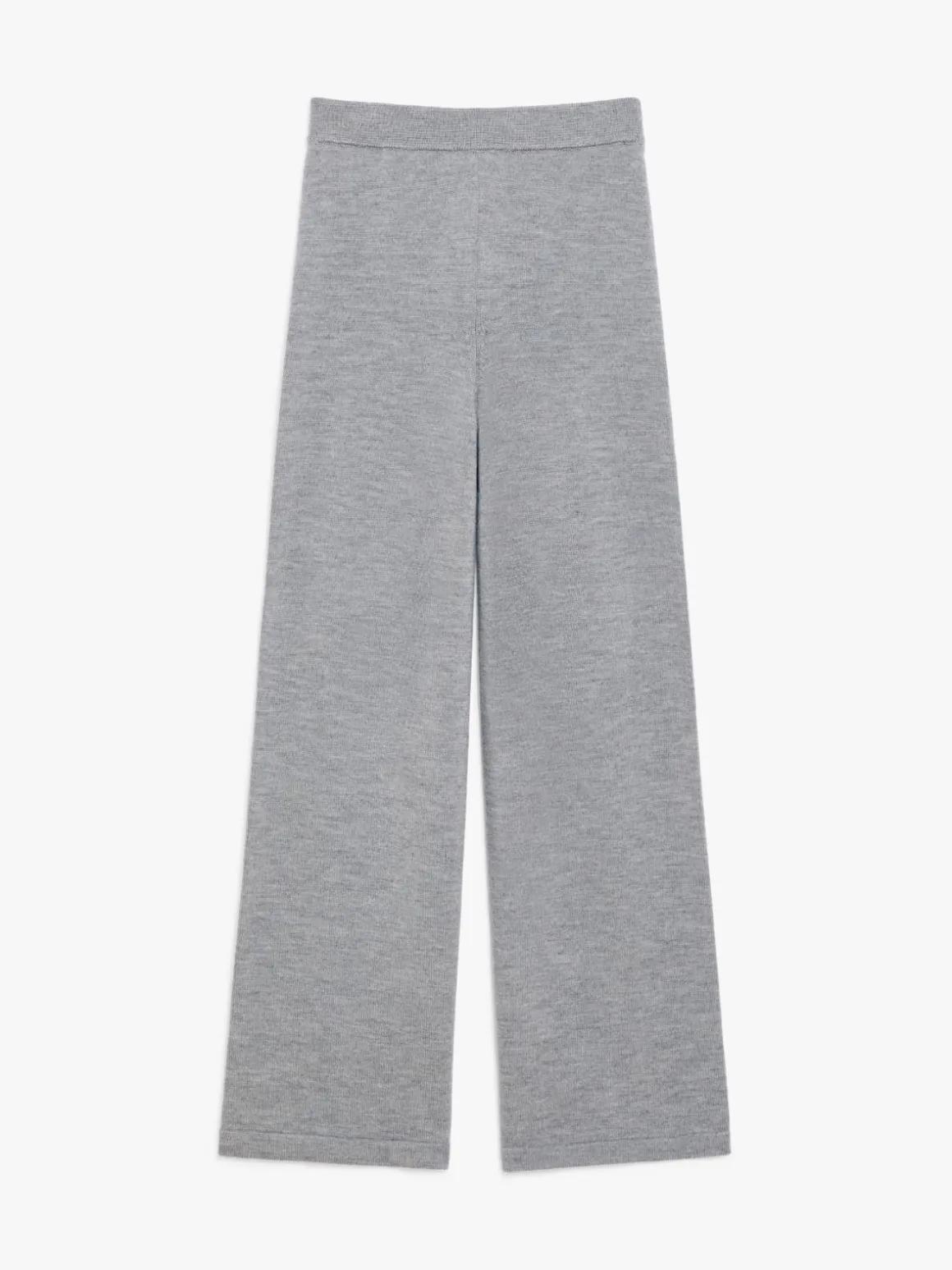 Straight wool trousers