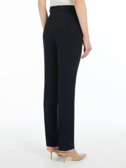 Straight-fit technical cady trousers