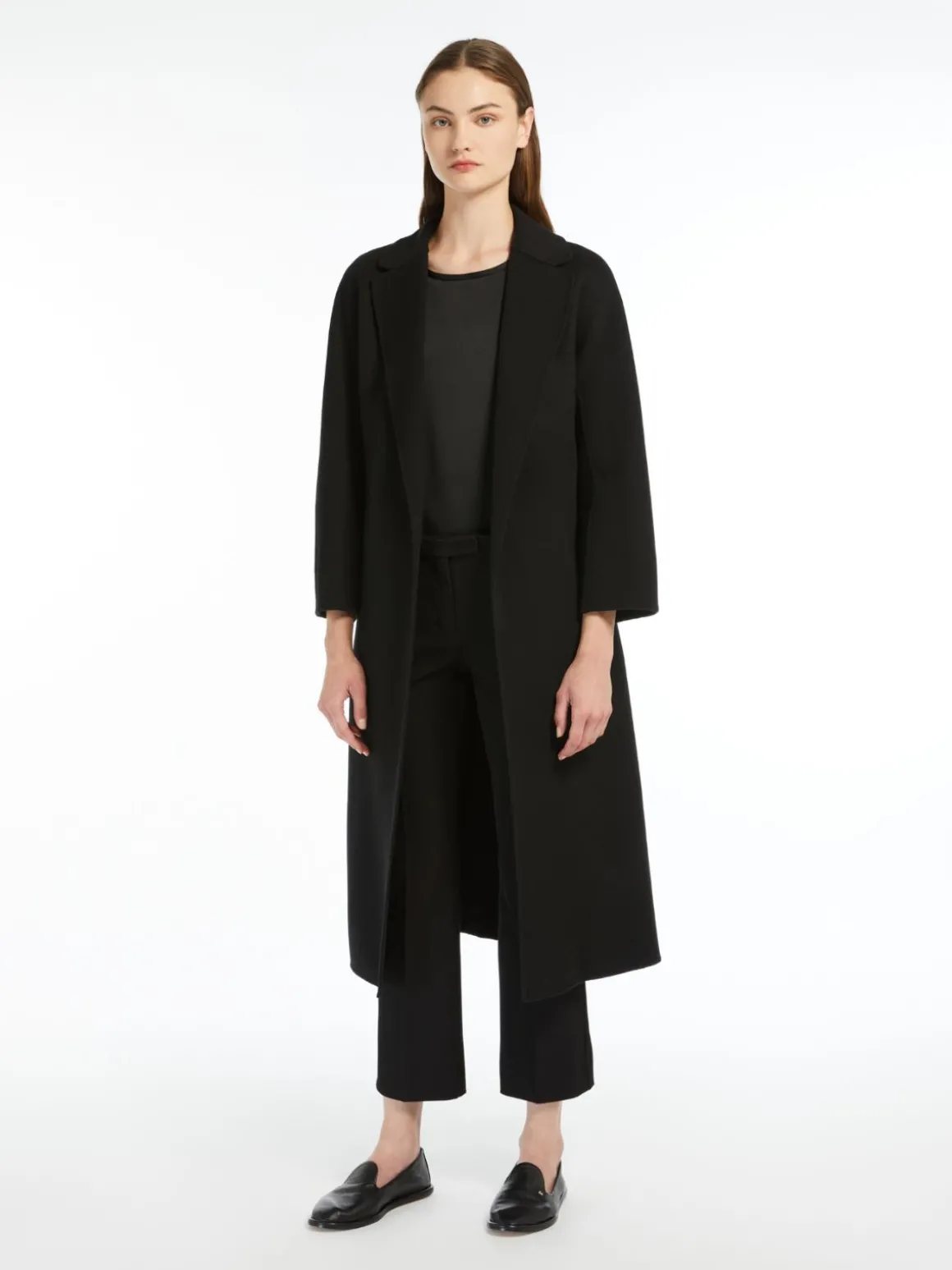 Stretch cotton blend trousers