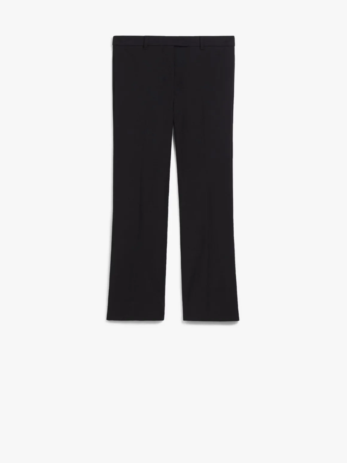 Stretch cotton blend trousers