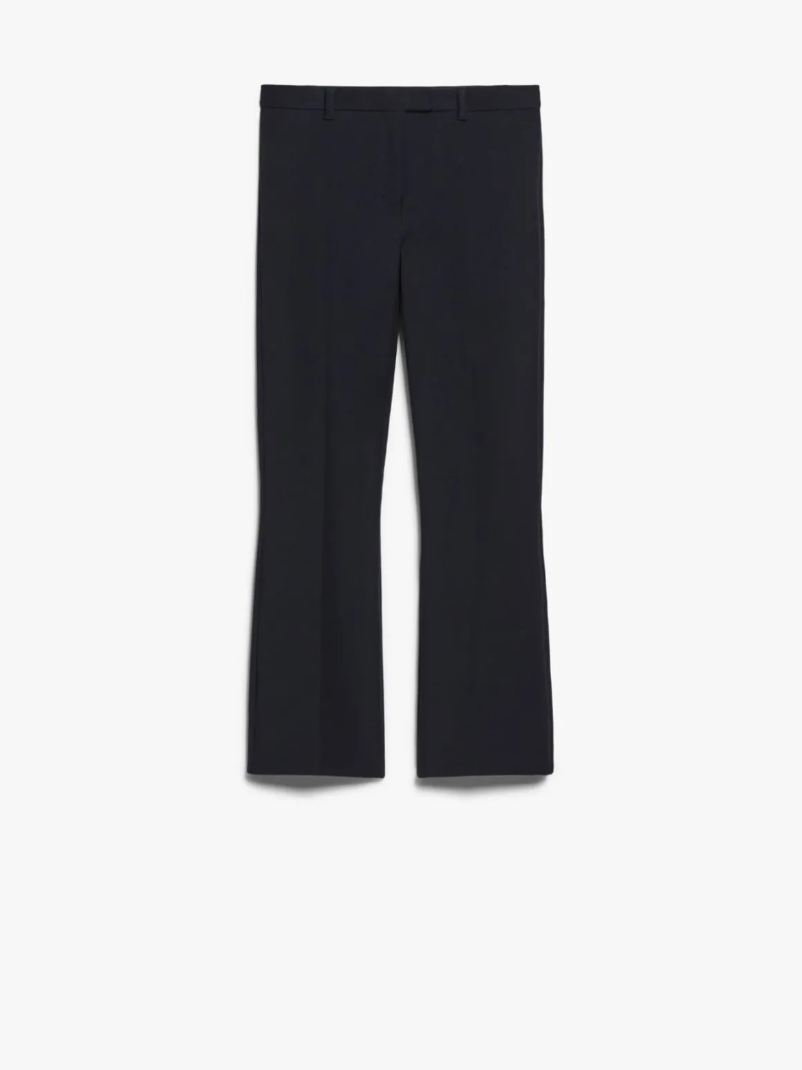 Stretch cotton blend trousers