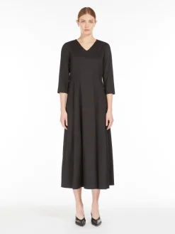 Stretch cotton dress