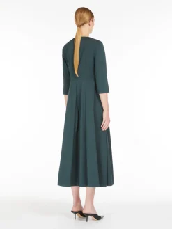 Stretch cotton dress