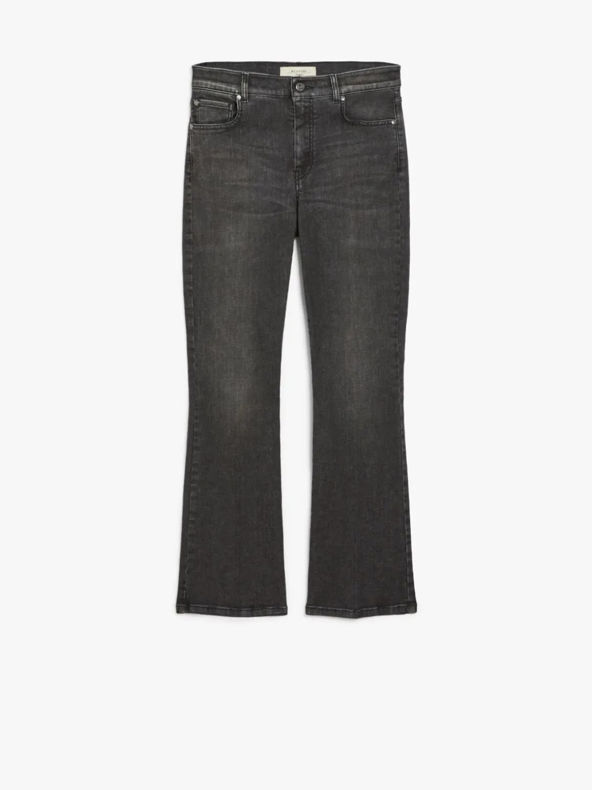 Stretch denim cropped jeans
