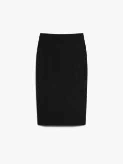 Stretch fabric sheath dress