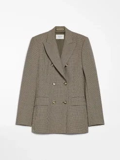 Stretch gabardine blazer
