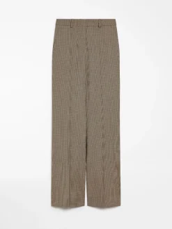 Stretch gabardine trousers