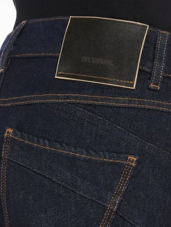 Stretch mini flare jeans