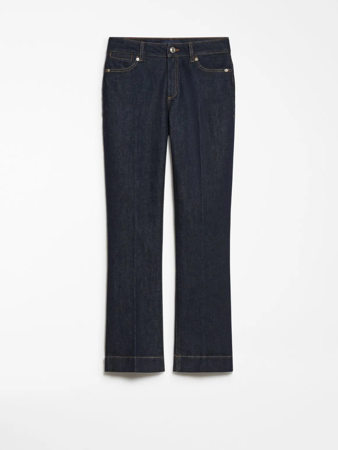 Stretch mini flare jeans