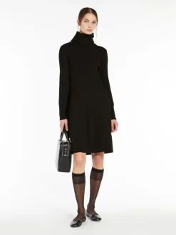 Stretch viscose knit dress