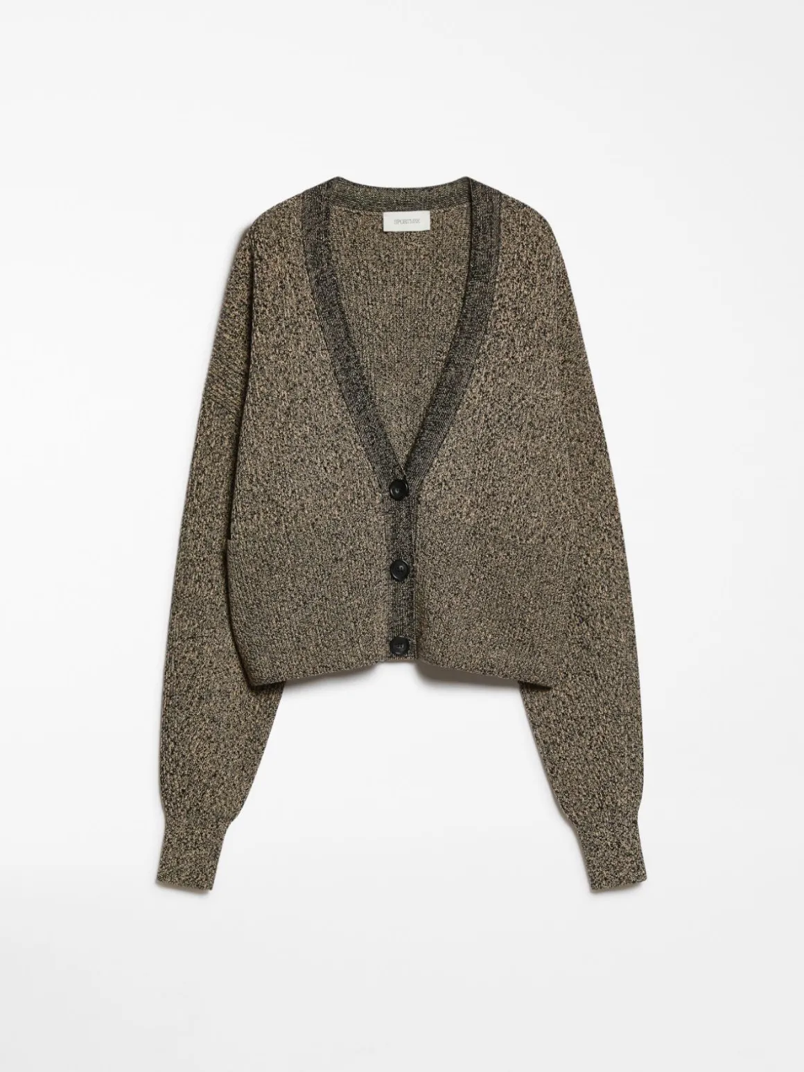 Stretch viscose maxi cardigan