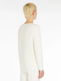 Stretch viscose sweater