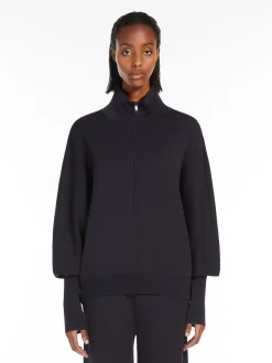 Stretch viscose sweatshirt