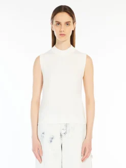 Stretch viscose top