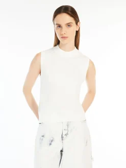 Stretch viscose top