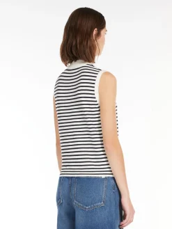 Stretch viscose top