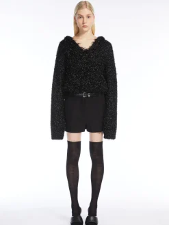 Stretch wool shorts