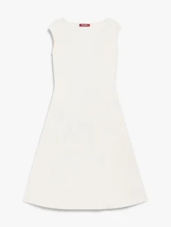 Stretch-viscose flared dress