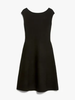 Stretch-viscose flared dress